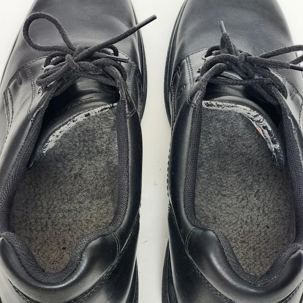 Red Wing 8618 Mens 12 E3 Black Leather Oxford Work Shoes SD Slip Resistant Wide